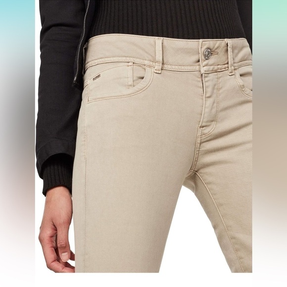 G star Raw-LYNN MID WAIST SKINNY JEANS caramel Color - Picture 12 of 12